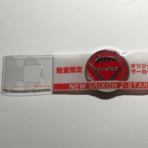 【T】新品未使用 スリクソン SRIXON ゴルフボールマーカー ノベルティ ゴルフアクセサリー レッドカラー Z-STARの画像4