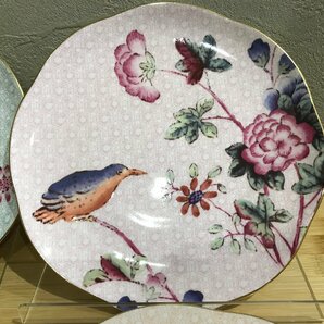 未使用 WEDGWOOD ウェッジウッド ハーレクイン カッコー プレート 4色セット 4枚 箱あり 食器 皿 洋食器 直径約21㎝ 高さ約1.5㎝の画像4