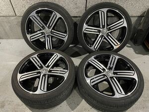 VW ゴルフR 純正 18インチ 7.5J +49 PCD112 5穴/ZEETEX HP2000 225/40r18 2020年製 4本セット