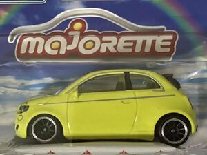 即決 マジョレット FIAT 500 e カブリオレ レモンイエロー MAJORETTE フィアット 500e EV MODEL EVモデル 未開封