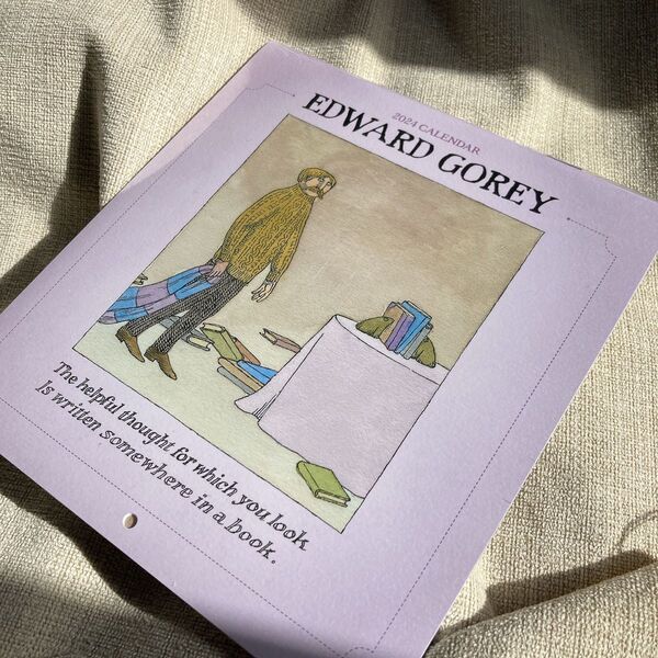 Edward Gorey 2024 Mini Wall Calendar
