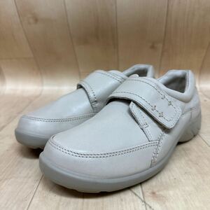 ecco エコー レザー ウォーキングシューズ 23 EEEE スニーカー