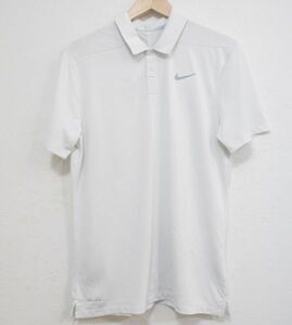 【NIKE GOLF】ナイキ ゴルフ◆DRI-FIT ポロシャツ/白◆M