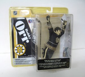  with translation mak fur Len NHLrejenz series 4 Bobby * or BOBBY ORR action figure variant white black 