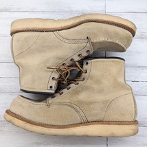 RED WING IRISH SETTER レッドウィング 8173 スエード スウェード アイリッシュセッター モックトゥ ブーツ ベージュ_画像3