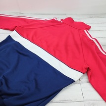 80s〜90s ヴィンテージ 古着 OLD adidas アディダス トラックジャケット ジャージ 西ドイツ製 レッド WEST GERMANY M_画像6