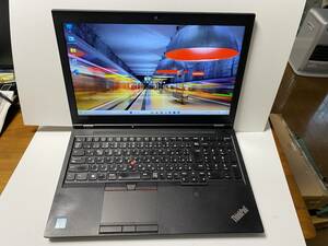 Lenovo ThinkPad P52 XeonE-2176M 15.6型　NAVIDIA Quadoro P2000 RAM16G SSD512G+HDD512G=1TB　Win11 3DCAD/動画クリエーター