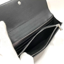 ディーゼル X03681 パンチングレザー ブラック 財布 長財布 メンズ☆0101_画像5