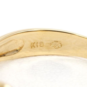 K18YG リング 指輪 10号 ダイヤ 0.05 総重量約2.2g 中古 美品 送料無料☆0315の画像6