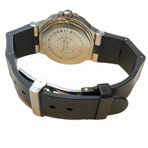 ブルガリ ディアゴノ スクーバ SD38S ラバーベルト 自動巻 時計 腕時計 メンズ☆0330_画像6