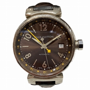 1 иен ~ нет максимальной ставки Louis Vuitton язык b-ruGMT Q1131 самозаводящиеся часы часы наручные часы мужской *0332