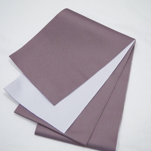半巾帯 無地 シンプル リバーシブル 紫 藤色 葡萄鼠 袴帯 浴衣 くすみカラー