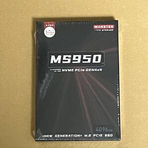 SSD MS950G70PCIe4HSE-04TB ［MS950 HS Lite M.2 Type2280 NVMe 4TB]