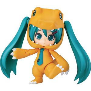 ねんどろいど キャラクター・ボーカル・シリーズ01 初音ミク/デジモンアドベンチャー 初音ミク きぐるみアグモンVer. ノンスケール AB