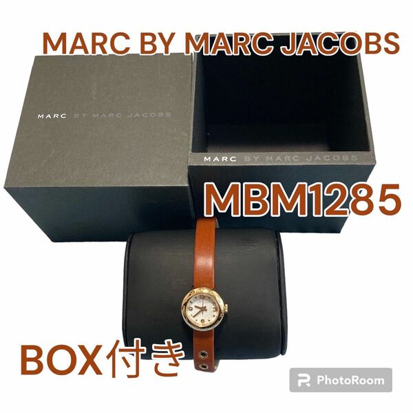 マークバイマークジェイコブス　アナログ腕時計　MBM1285 ブラウン　ゴールド
