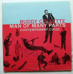 ◆ BUDDY COLLETTE / Man Of Many Parts ◆ Contemporary C 3522 (yellow:dg) ◆ W