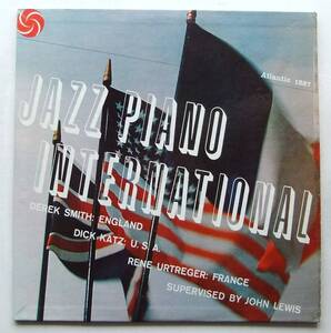 ◆ JAZZ PIANO INTERNATIONAL / DEREK SMITH / DICK KATZ / RENE URTREGER ◆ Atlantic 1287 (black:dg) ◆