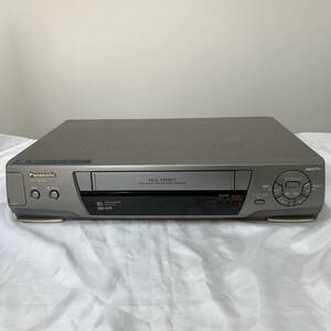 ★中古通電確認のみ★パナソニック Panasonic ビデオデッキ/NV-HB100/リモコン欠品/ケーブル付属