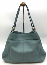 美品 COACH コーチ レクシー トートバッグ ハンドバッグ F28997 ライトブルー レディース_画像2