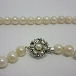 アクセサリー祭 パールネックレス SV金具 ホワイト アコヤ真珠 7.0～7.2mm珠 パール 真珠の画像8