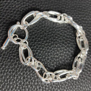 silver bracelet bangle バングル メンズ レディース シルバー喜平 ブレスレット 22cm チェーン バングル 200