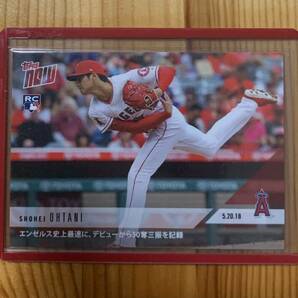 2018 topps now 最速50奪三振 大谷翔平 RC ルーキーカード Shohei Ohtani ベースボールカード baseball MLB WBC プロ野球 / bbm paniniの画像1