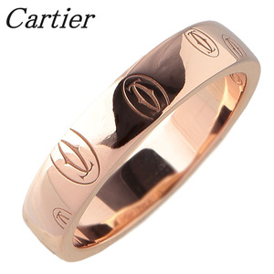 カルティエ ハッピーバースデー リング #49 幅4.0mm 750PG 新品仕上げ済 Cartier【16223】