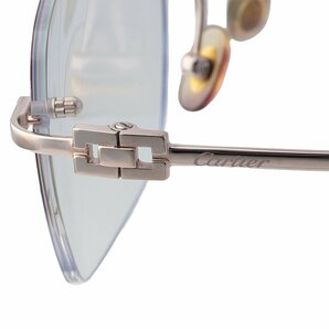 【1円スタート】カルティエ メガネ 750 WG 28.2g 度入り 眼鏡 Cartier【15173】の画像9