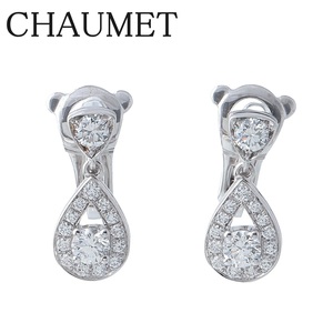  Chaumet jozefi-n серьги с бриллиантами AU750WG 081785 type коробка новый товар с отделкой CHAUMET[15713]