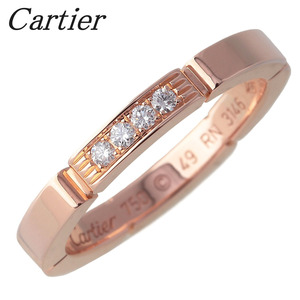 カルティエ ダイヤ リング マイヨン パンテール #49 4PD 750PG 新品仕上げ済 Cartier【16267】