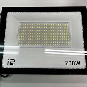 200W 5台セット  IP66防水 LED 投光器 作業灯26000LM 2600W相当 フラッドライト 省エネ 高輝度 アース付きプラグ PSE適合 1.8Mコード の画像6