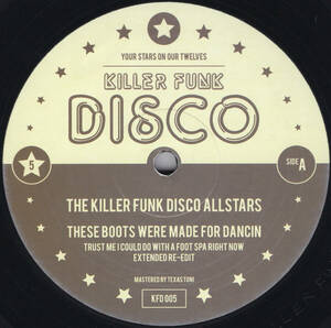 ほぼ新品 ディスコ・リエディット★Volume 5：These Boots Were Made For Dancin'｜Killer Funk Disco Allstars★Dolette McDonald, KFD005