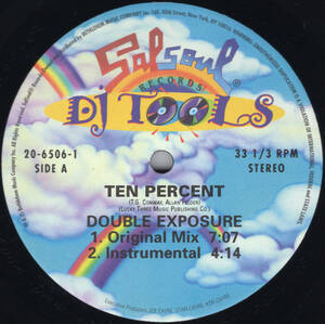 ほぼ新品 Garageクラシック ★Ten Percent (DJ Tools) - Double Exposure★ Larry Levan, Ken Cayre, 20-6506-1