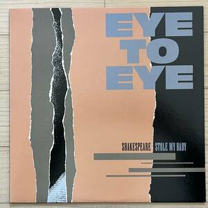 【US盤/Vinyl/12''/両面MASTERDISK・手書RL・手書SLM刻印/Warner/23919-1/83年盤/with Inner】Eye To Eye / Shakespeare Stole My Baby