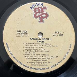 【US盤/Vinyl/12''/Gatefold/両面STERLING刻印/Arista GRP/GRP 5000/78年盤】Angela Bofill / Angie ................. //Jazz,Funk,Soul//の画像7