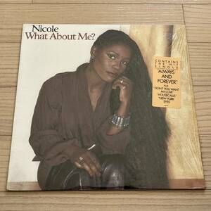 【輸入盤/Vinyl/12’’/Portrait/BFR 40019/85年盤/with ハイプステッカー】Nicole / What About Me? ..................... //Funk,Soul//