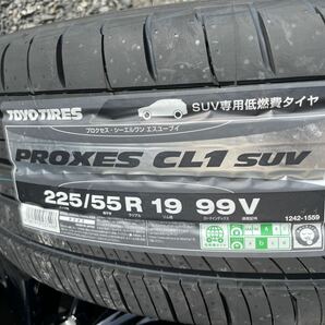 【個人】新品！40系 アルファード エグゼクティブラウンジ 純正19インチAW/タイヤ新品 PROXES プロクセス CL1 2023年 225/55/R19 【東京】の画像8