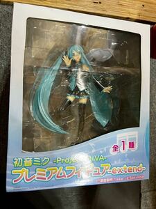 【未使用品】初音ミク　-Project DIVA-　プレミアムフィギュア　-extend- 