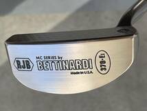 即決あり カスタム ブラックパールメッキ BETTINARDI MC SERIES 370-Ei ベティナルディ MCシリーズ 370-Ei L字 マレット 33インチ_画像1