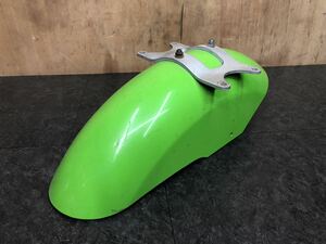 カワサキ KR250 KR250A 純正 フロントフェンダー グリーン スタビライザー フロントカウル