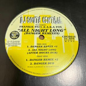 【2 Step】DJ South Central feat. Frankie Paul / All Night Long - City Dub Trax . UK Garage . UKG