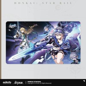 中国限定グッズ miHoYo 公式正規品 崩壊スターレイル Honkai Star Rail マウスパッド デスクマット プレイマット ラバーマット 銀狼 羅刹