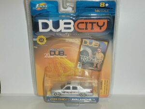 ◇JadaTOYS DUBCITY ２００１CHEVY AVALANCHE 銀