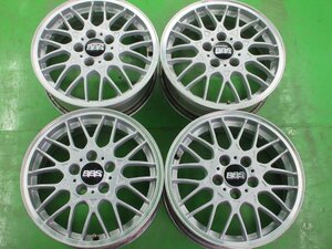 PCD114.3 三菱純正 BBS メッシュ 鍛造 軽量 6j/+46 ハブ約67㎜ 4本セット! 中古 旧車 流用スペア交換などに!