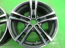 PCD112 BMW純正 8092352 8j/+57 ハブ約67㎜ 2本 中古 Mスポーツ 流用スペア交換などに!_画像4