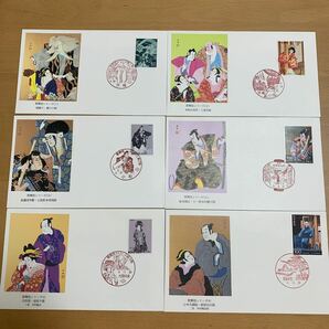 初日カバー 歌舞伎シリーズ切手 12種完 平成3年~4年発行 12枚まとめの画像2