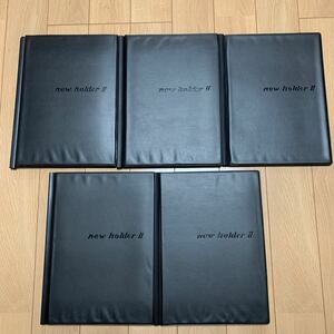 ストックブック　テージー のニューホルダーII HB-40 A4 収納用アルバム　5冊まとめ　ページ抜け有り　ゆうパック80サイズ