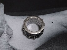 【STERLING SILVER】CH CROSS TRIPLE PETE PUNK RING/トリプルピートパンクリング17号_画像5