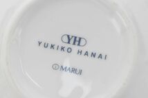 (762M 0327M12) 1円～ 未使用 YUKIKO HANAI ハナイユキコ ポット茶器 急須 湯呑 カップ 5客 青い鳥 和食器_画像8