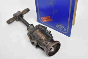 (590S 0328M18) ワインオープナー 栓抜き 剣 中世 騎士 コークスクリュー イタリア製 ブロンズ ヴィンテージ